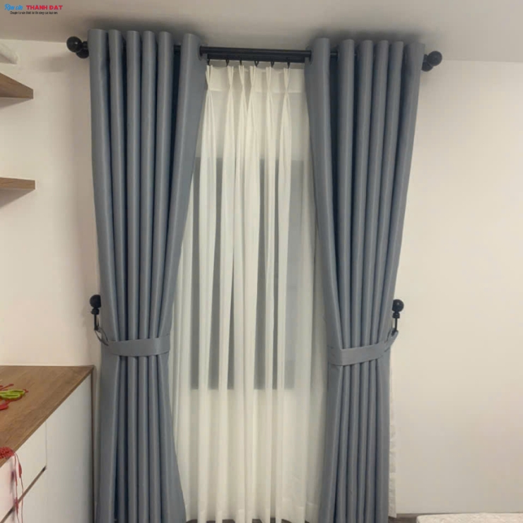 RÈM CỬA 2 LỚP PHÒNG NGỦ