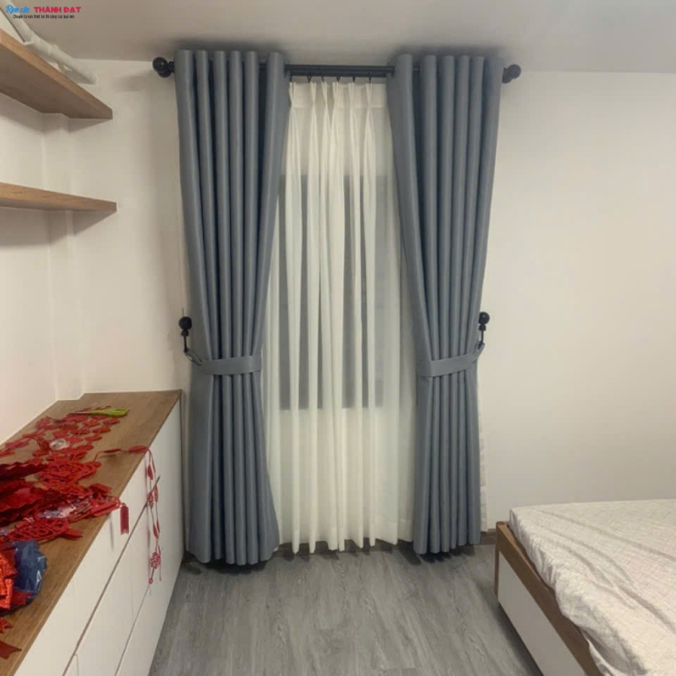 RÈM CỬA 2 LỚP PHÒNG NGỦ