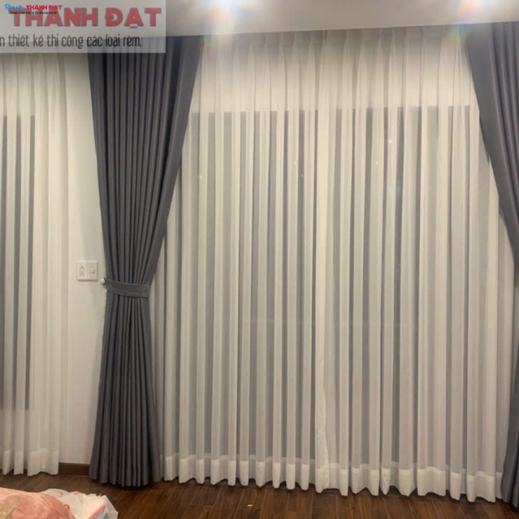 RÈM CỬA 2 LỚP PHÒNG NGỦ