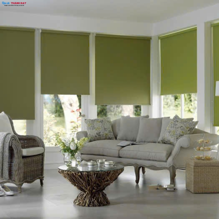 RÈM CUỐN XANH XU HƯỚNG MỚI