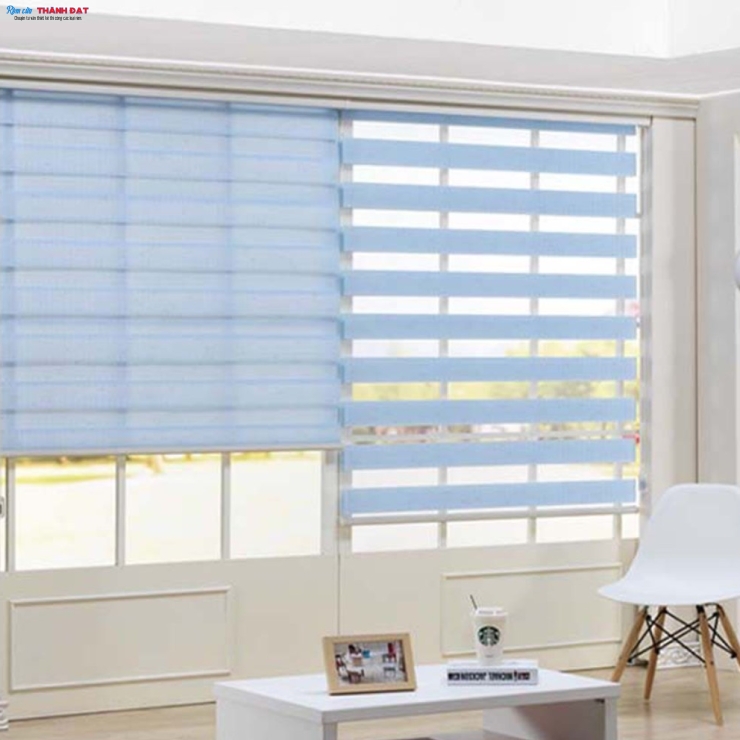 RÈM CẦU VỒNG MÀU XANH DƯƠNG