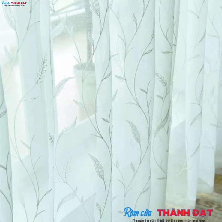 RÈM VẢI VOAN V011